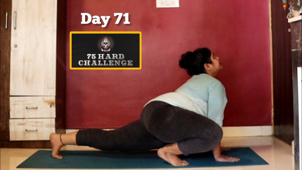 Day 71 of #75hardchallenge 🤩 Do workout with me🤗 #rohinibg #plussize #influencer #teddians #vlog