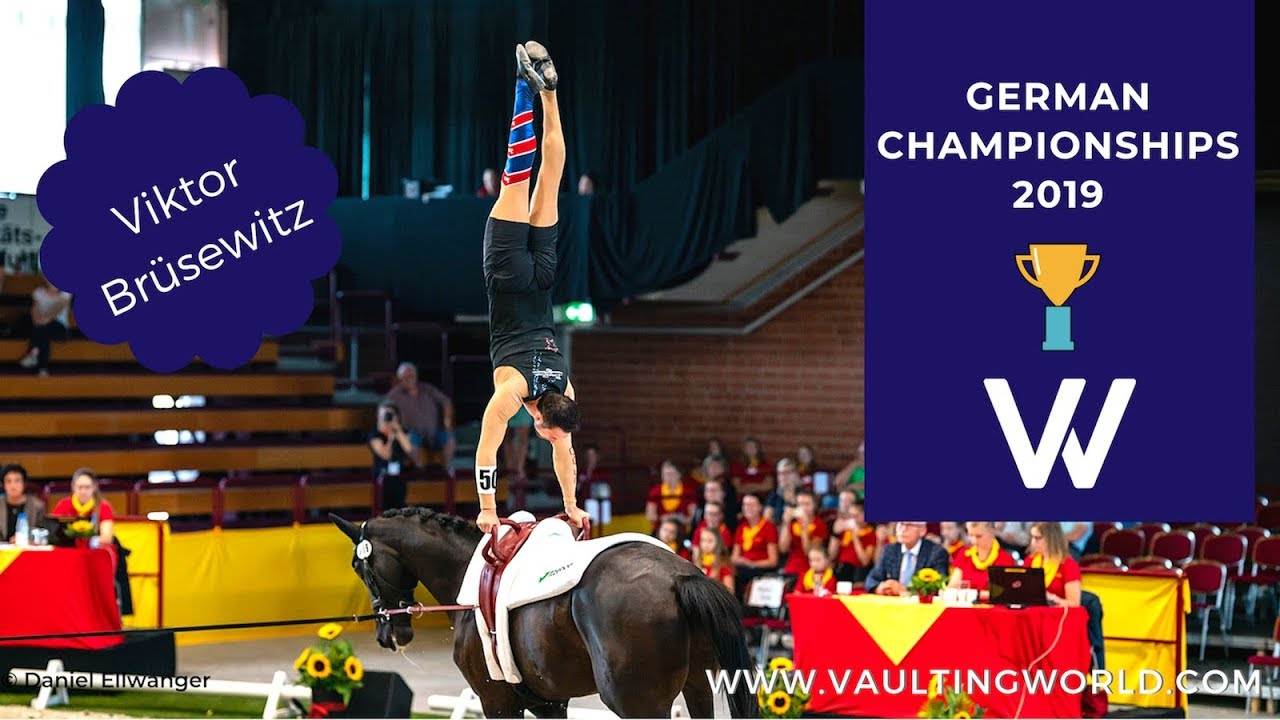 Viktor Brüsewitz | Deutsche Meisterschaft Voltigieren 2019 | 2. Platz
