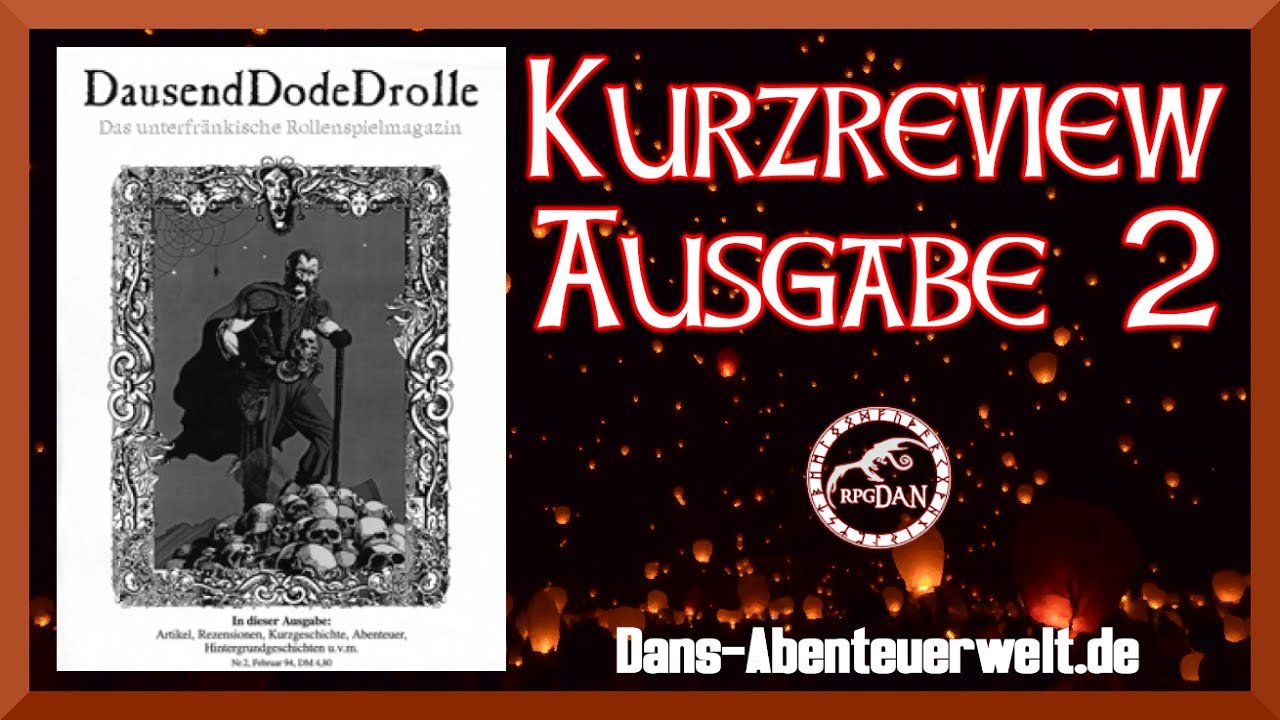 Midgard Fanzine Kurzreview: Ausgabe 2 des DausenDodeDrolle-Magazins