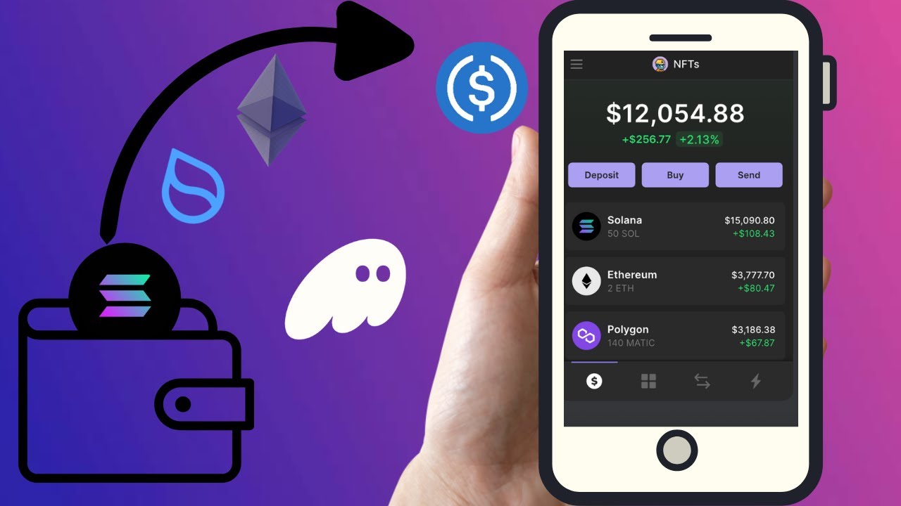 PHANTOM WALLET Como enviar, retirar y comprar