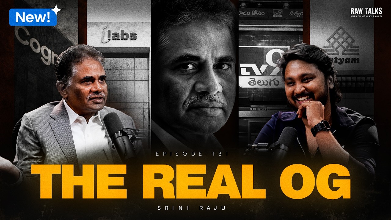 🔥🤩THE MOST SPECIAL GUEST ON RAW TALKS |THE MAN BEHIND COGNIZANT, TV9 & SRI CITY| Ft. Srini Raju Garu