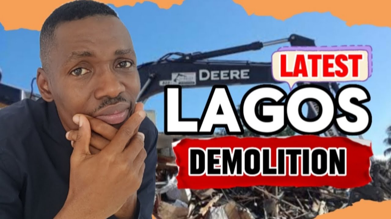 Lagos State LATEST PROPERTY DEMOLITION Sangotedo 2024