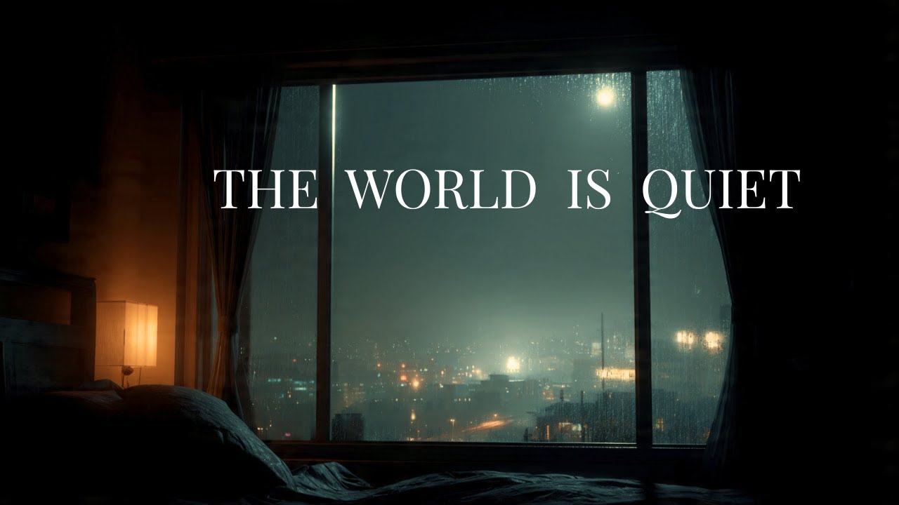 The world is finally silent. A deep night for sleeping, resting, and relaxing in peace.