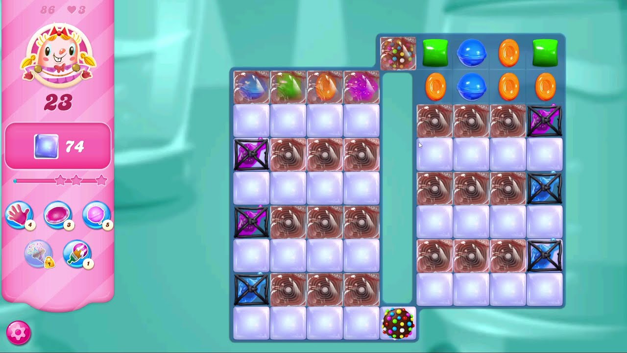 Candy Crush Saga LEVEL 86 | NO BOOSTERS (new version*)✔️
