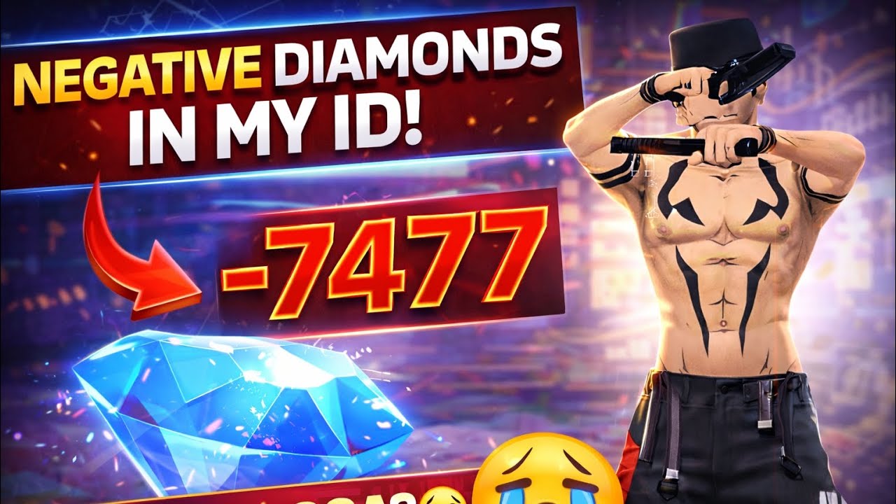 👉 Mere ID Me -7477 Diamonds 😭 | Negative Diamond Shock 😱 | Free Fire MAX