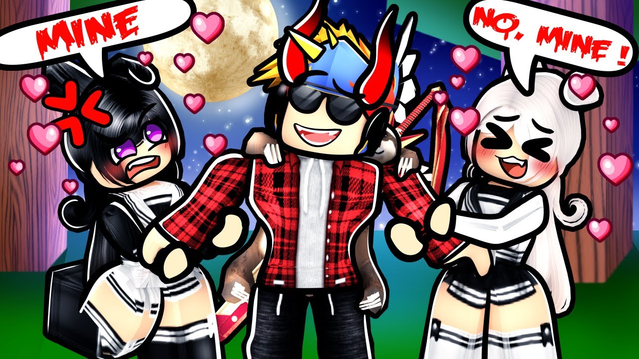 TWIN Sister's Fell In LOVE With Me.. And He Got JEALOUS! (Roblox Survive 99 Nights In The Forest)
