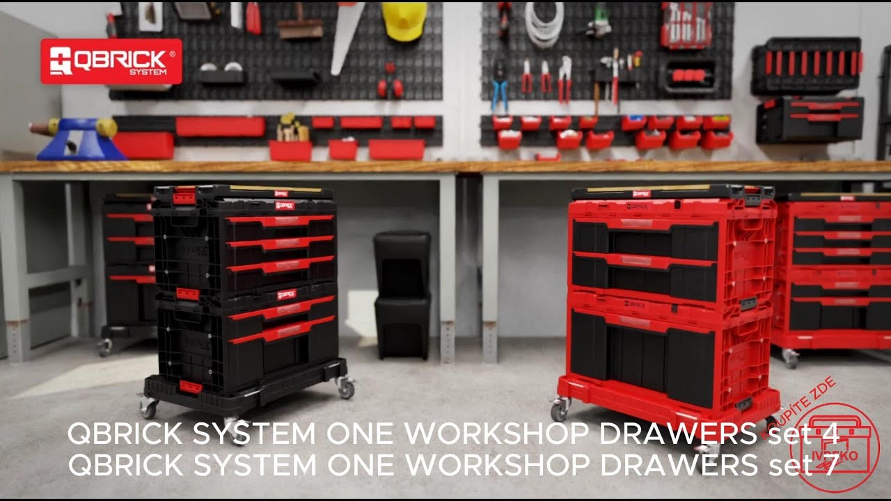 👉 Qbrick System ONE Drawer – Praktické sety boxů pro přehledné uspořádání nářadí #ivpeko