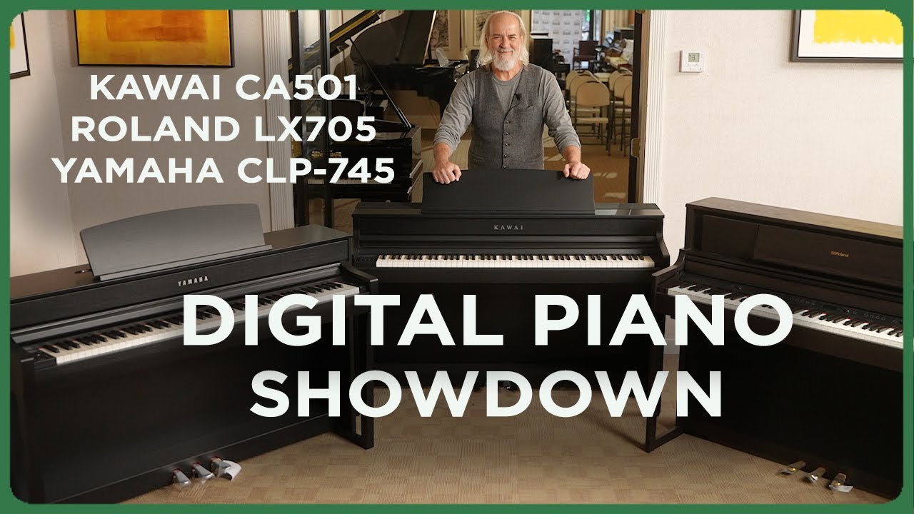 Поединок цифровых пианино: Yamaha CLP745 против Kawai CA501 против Roland LX705