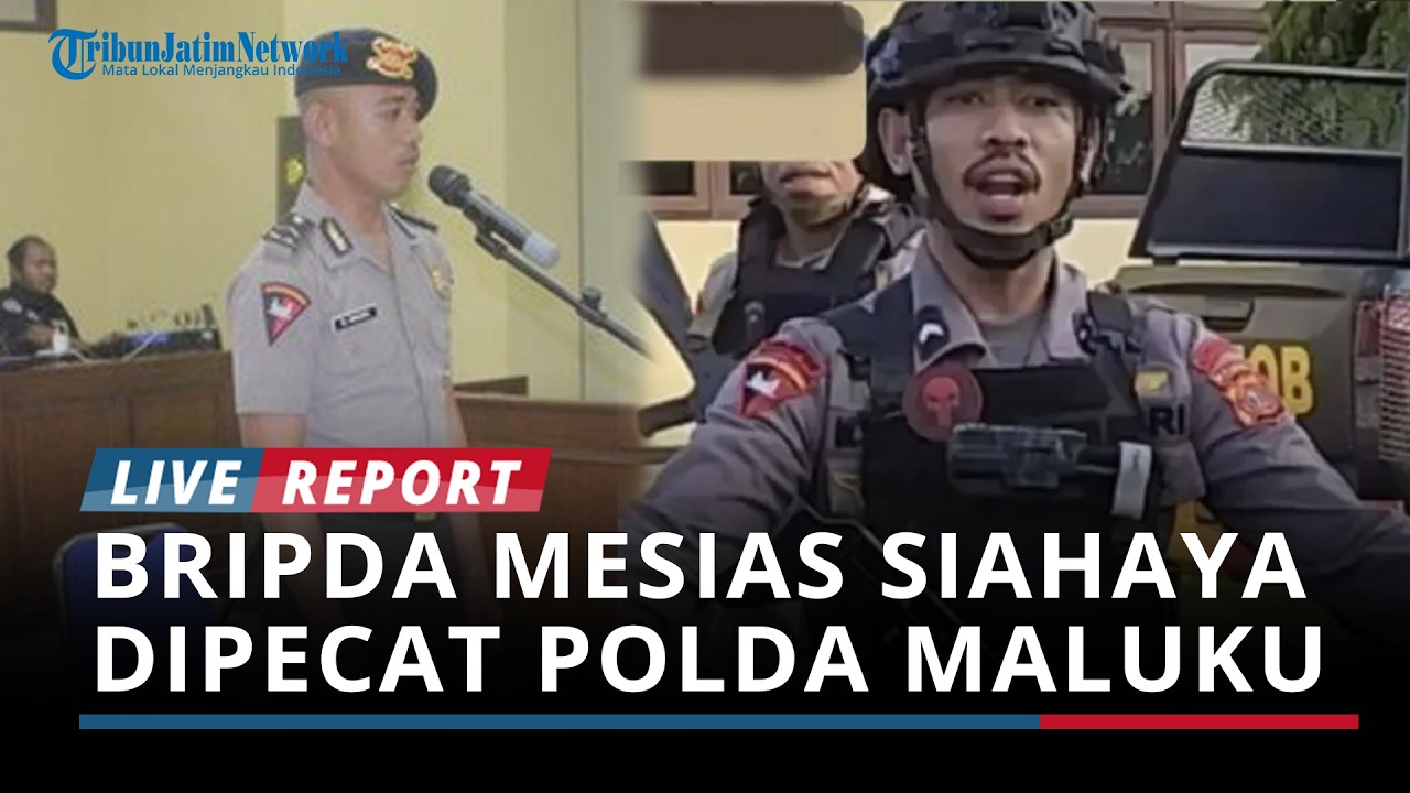 Bripda Mesias Siahaya Dipecat  Polda Maluku Usai Menganiaya Siswa di Tual