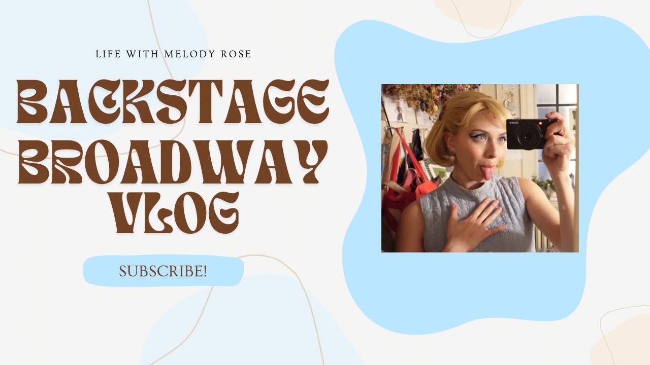 Come backstage at The Outsiders with me!