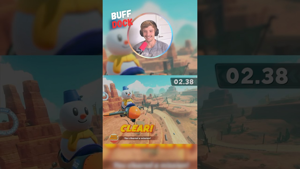 This is crazy #mariokartworld #gaming #funny #switch2 #fyp #BuffDock