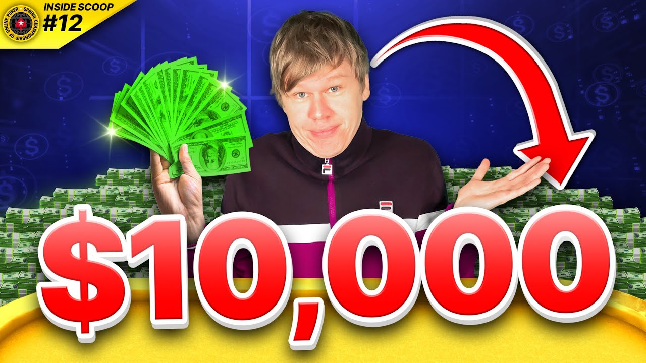 I'm Spending $10,000 On Poker Tournaments In HUGE Sunday Session - The Inside SCOOP #12