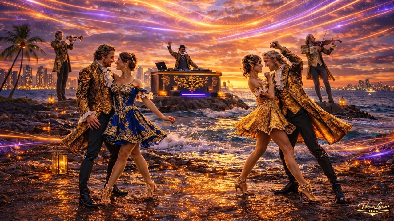 Deep Funk House – Baroque Sunset Dance | VersaLuce Ris