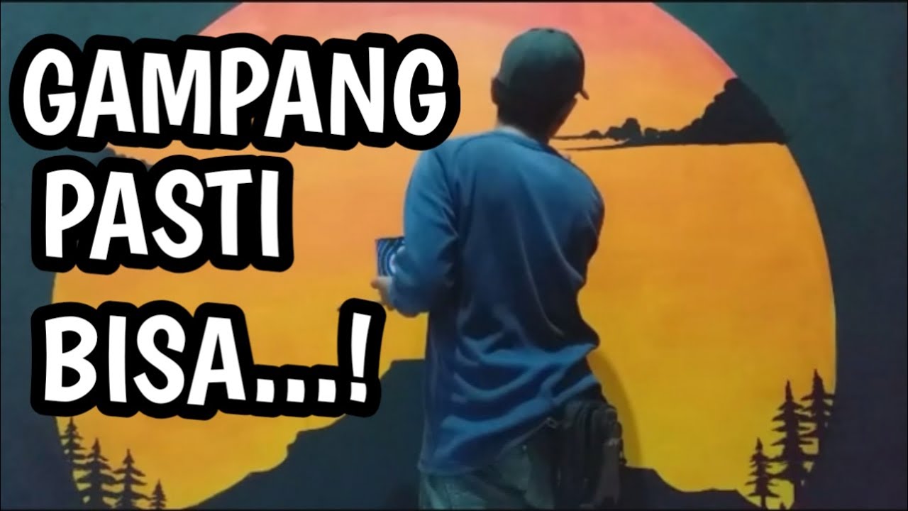 Cara menggambar dinding kamar sederhana