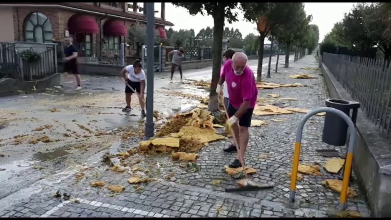 Tromba d'aria, Sergnano dopo il disastro