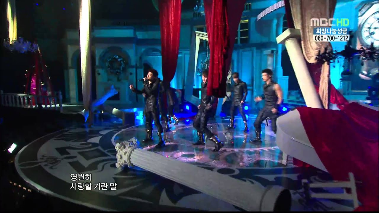 101225 2PM - Without U & I'll Be Back  Music core [HD]