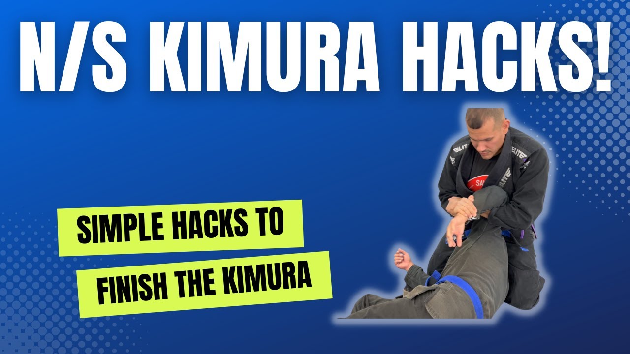 North and south Kimura hacks to break annoying belt grip defenses - BJJ fundamentals class