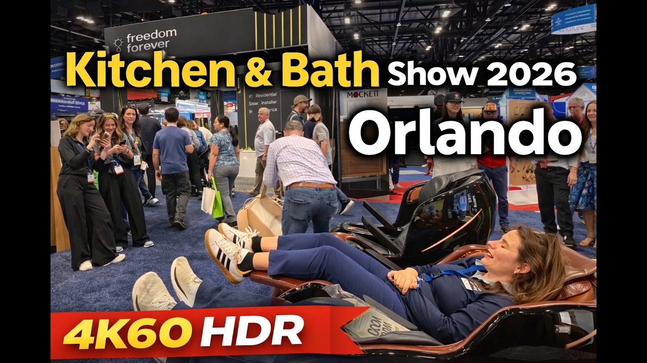 Kitchen & Bath Show 2026 Orlando 4K60 HDR POV | International Builders Show | Insta360 Ace Pro 2