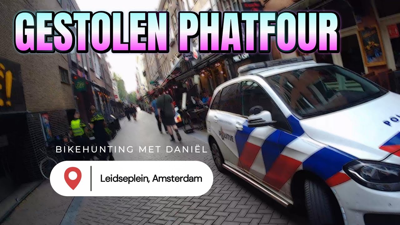 Gestolen PHATFOUR fatbike bij het LEIDSEPLEIN in Amsterdam gevonden! | Recovery Team NL