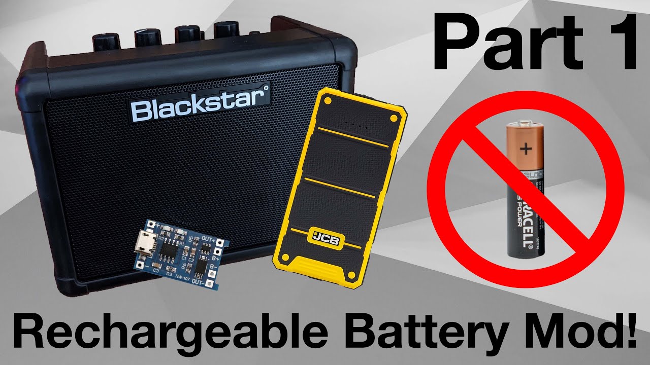Modifying Blackstar Fly Mini Portable Amplifier - Rechargeable Battery Mod