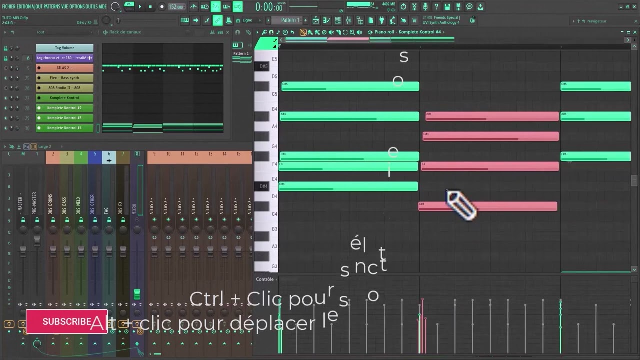 FL STUDIO : LES BASES. FAIRE DES MELODIES FACILEMENT  [Hacker la théorie musicale] + FREE VST