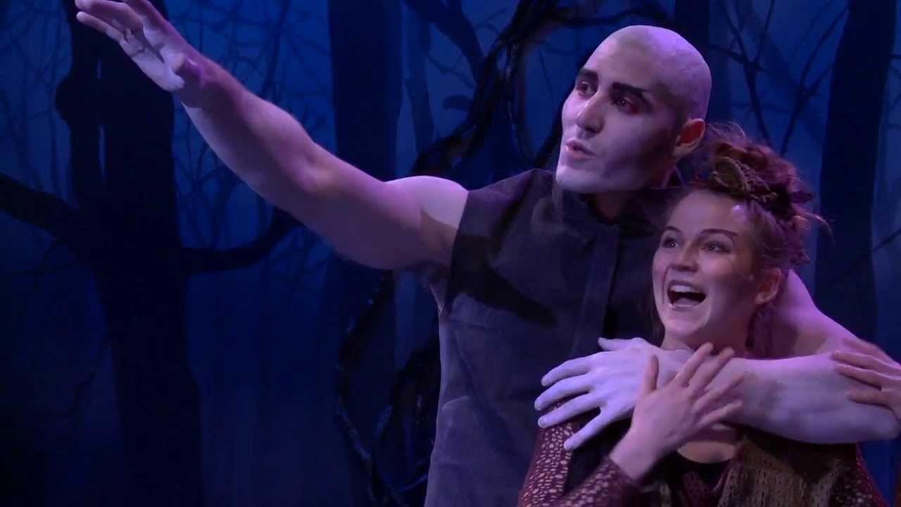 Puck & Oberon in a scene from A Midsummer Night's Dream @ Studio 58