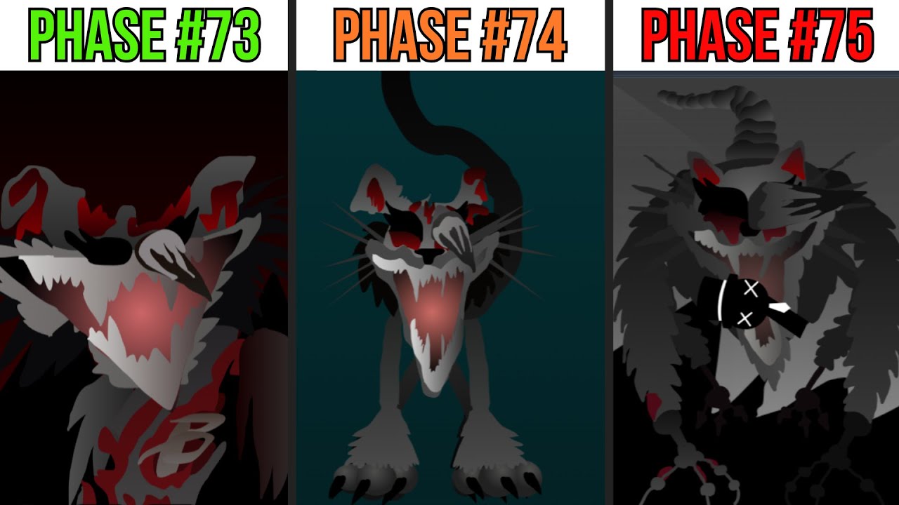 Phase 73 VS Phase 74 VS Phase 75 in Incredibox Sprunki