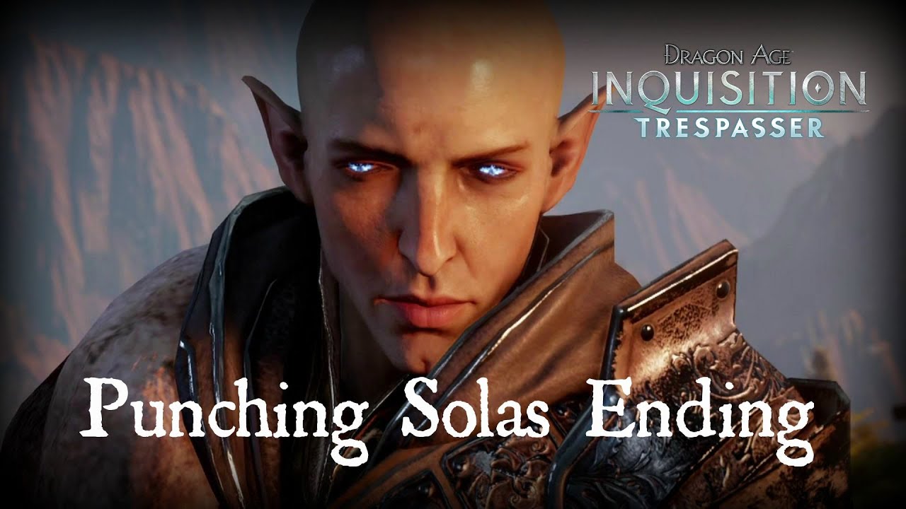 Dragon Age: Inquisition - Trespasser DLC: Punching Solas Ending