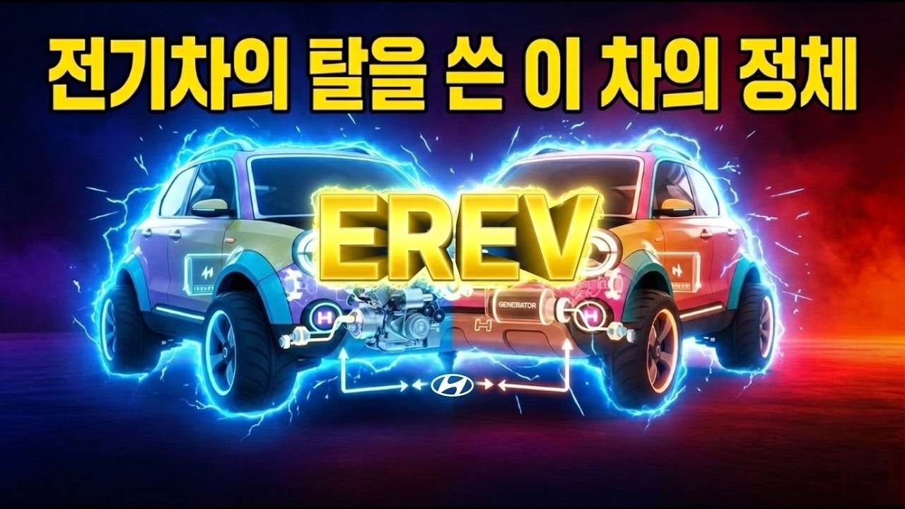 전기차인데 엔진이 달렸다고?? 아무도 안 알려준 EREV의 진실 #EREV #전기차 #주행거리연장 #하이브리드 #전기차기술 #친환경차 #자동차상식 #싼타페 #자동차유튜브