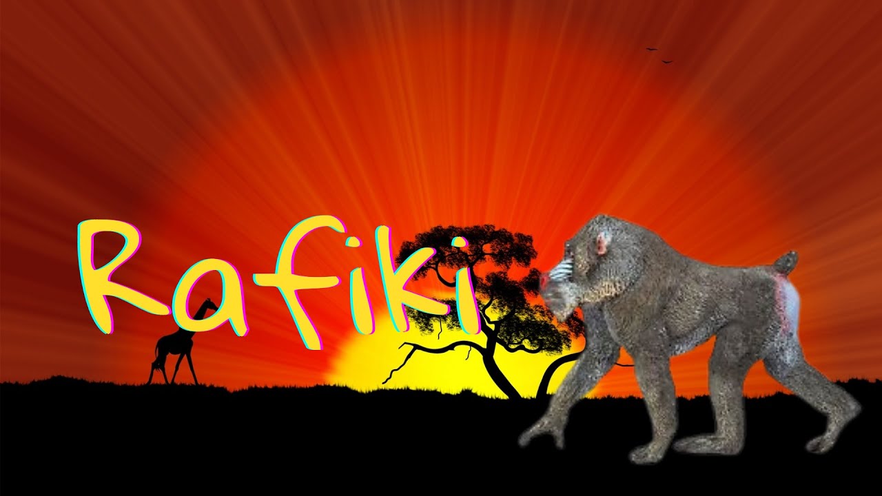 Recenzje figurek zwierząt #13 - Rafiki (Papo 2011) ❤️ 🐒