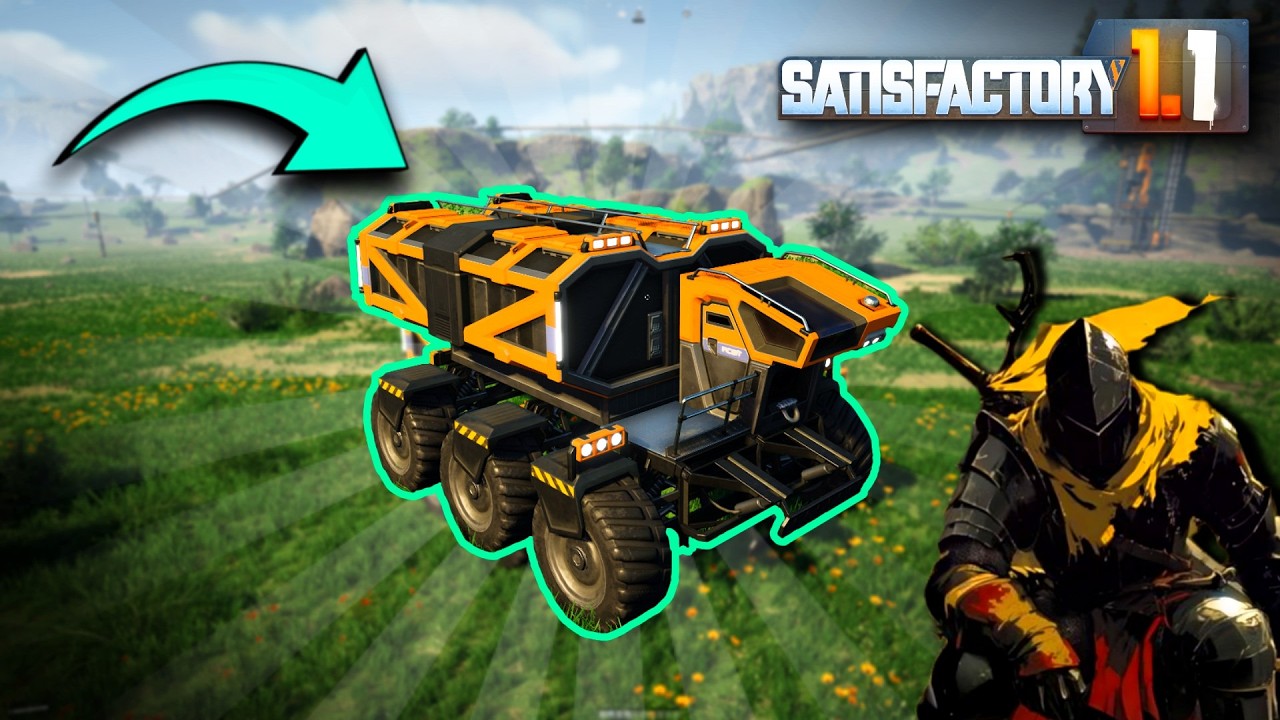 OBĚVIL JSEM NOVÝ ZPŮSOB DOPRAVY V SATISFACTORY!?🤑🚗 | Epizoda 22