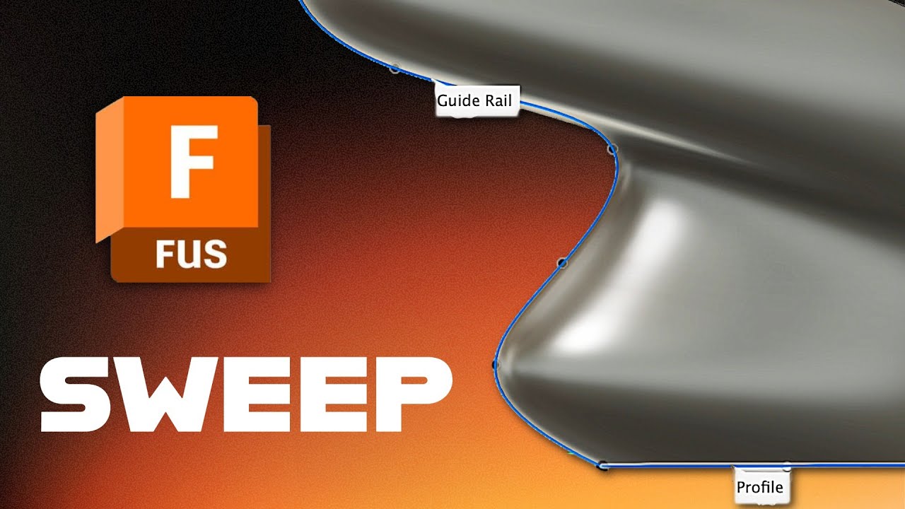 Fusion 360 Sweep Command for Beginners: Create Smooth, Complex Shapes