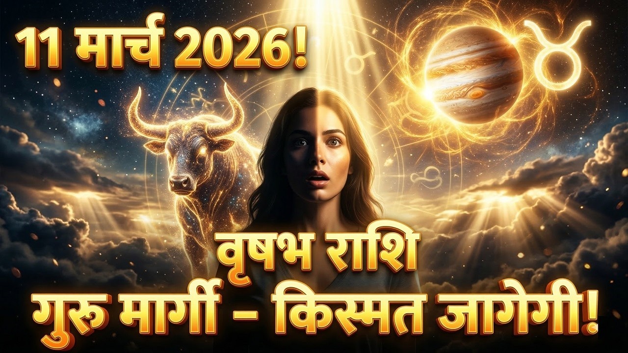 Vrushabh Rashi: 11 मार्च 2026: गुरु मार्गी! वृषभ राशि वालों की सोई किस्मत अब जागेगी!
