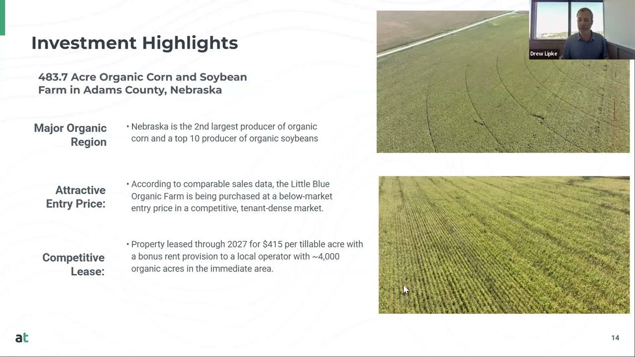 AcreTrader Little Blue Organic Farm Webinar
