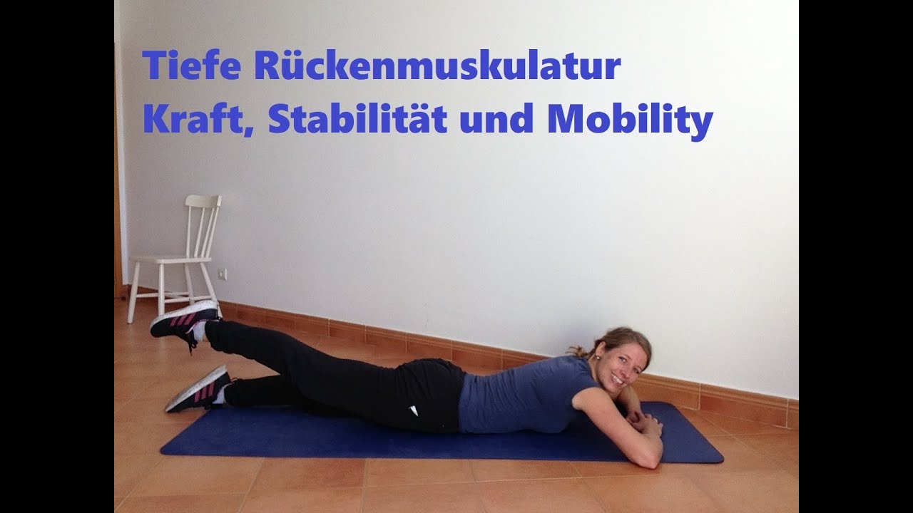 Rückenübungen - tiefe Rückenmuskulatur - Kraft, Stabilität und Beweglichkeit - ohne Geräte