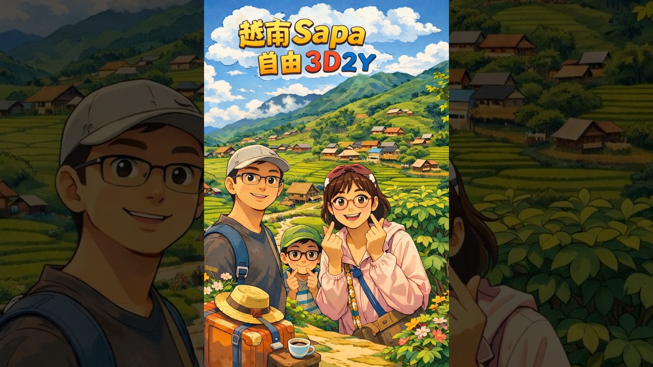 [越南Sapa自由行]2025/7-Sapa3天2夜趴趴造| Unique 飯店|黑苗族村|貓貓村|番西邦峰|涵龍山公園