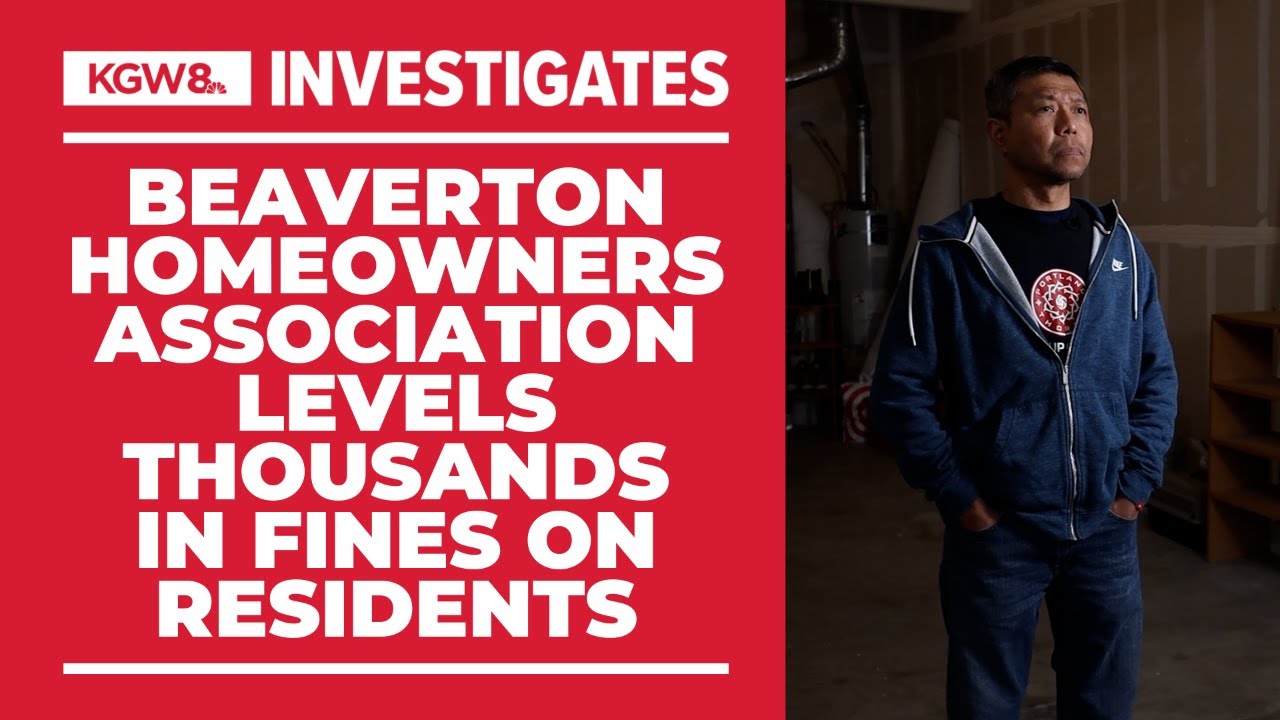 Beaverton homeowners protest HOA board that's sent thousands in fines, changed leadership rules