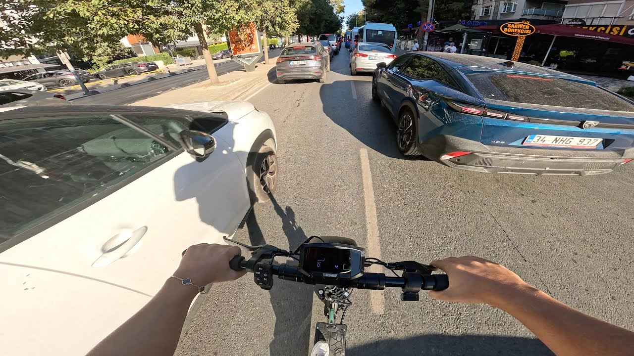 Yeni Elektrikli Scooterımla İlk Sürüş