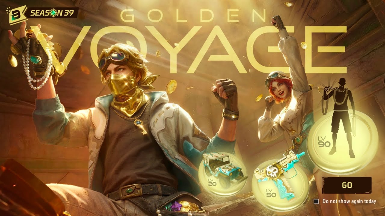 March 2026 Booyah pass claim | golden voyage 