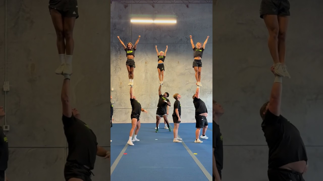 Usf coed, I love you 💚🤘 #cheerleading #cheer #stunt