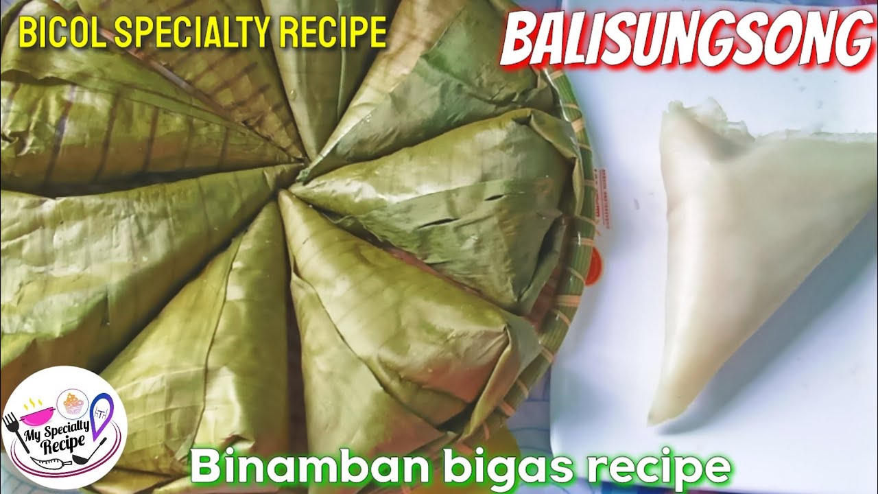 How to make Sumang Balisungsong | Balisungsong Bigas recipe| Bicol specialty recipe|lutong bicol