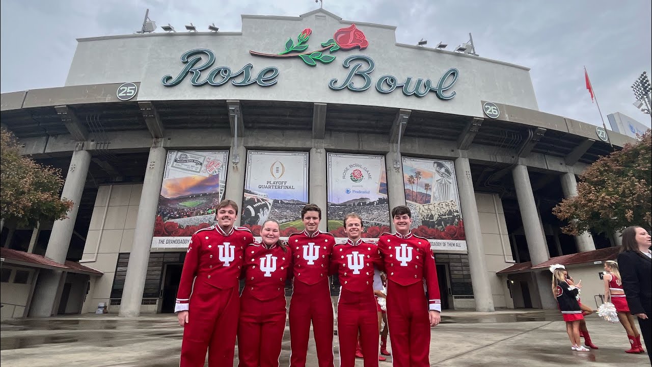 iu drumline rose bowl vlog 2026