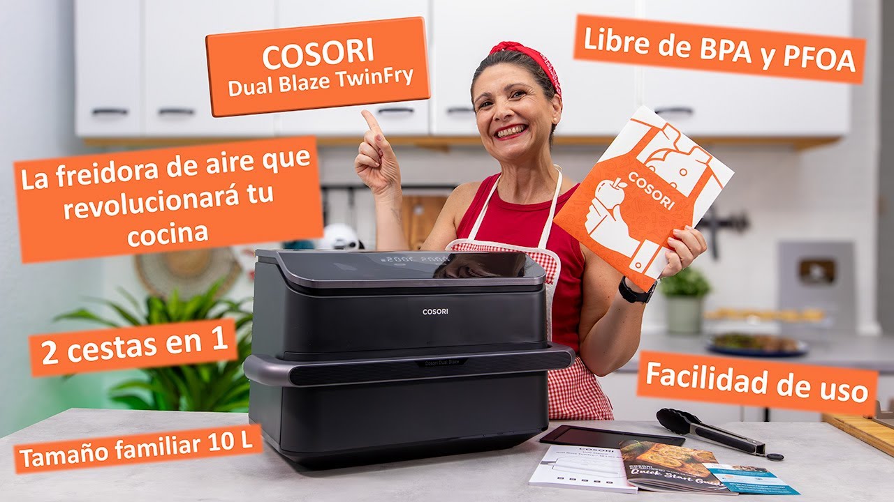 ✅ Análisis de la NUEVA🎉 Air Fryer #cosori Dual Blaze TwinFry 10 litros ¡Impresionante!+2 recetas