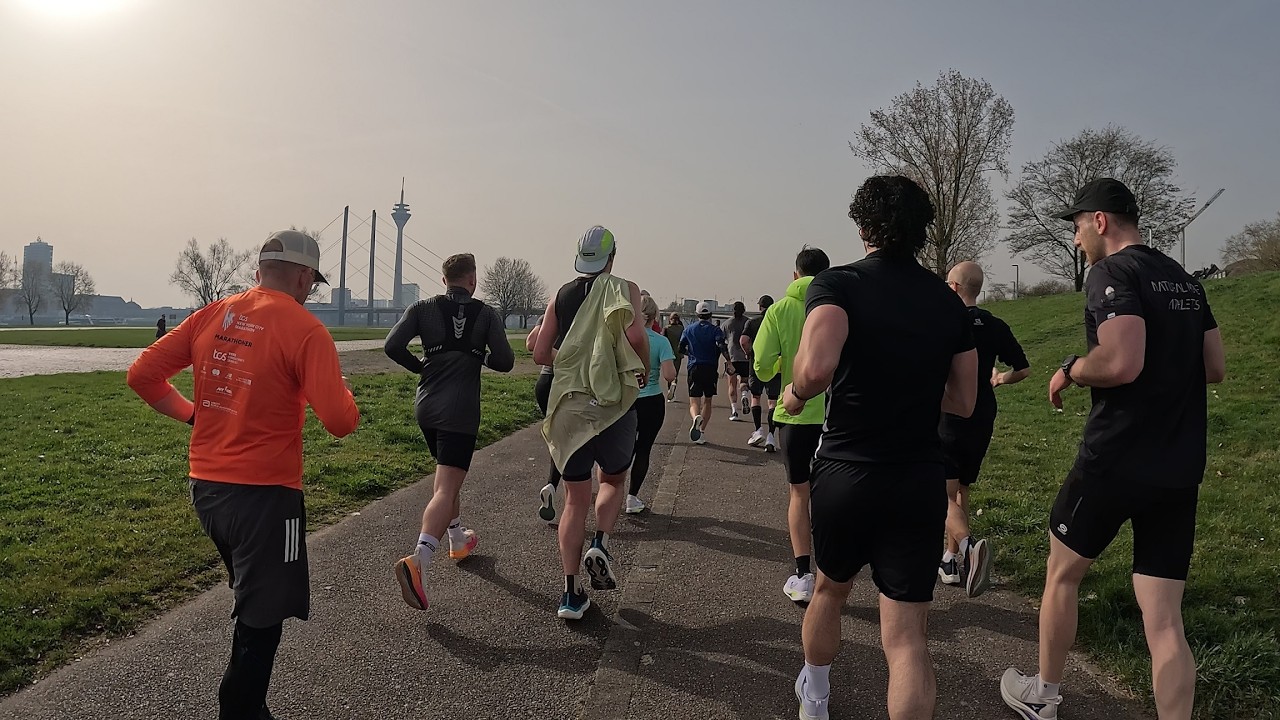 Community Run in Düsseldorf mit Florian Neuschwander