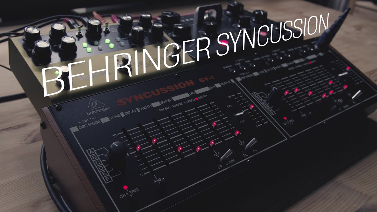 The Behringer Syncussion is amazing for melodies | Winterdagen