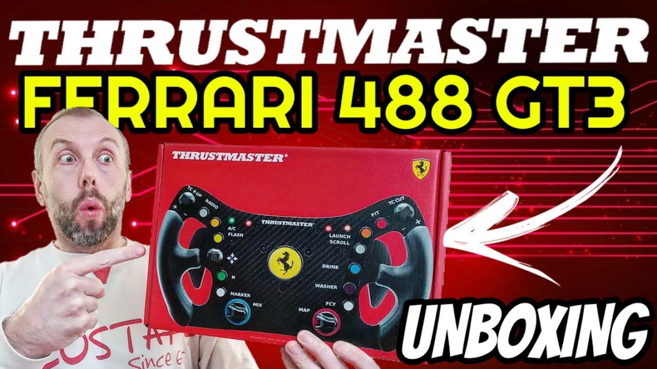 CORONA THRUSTMASTER FERRARI 488 GT3 ADD-ON UNBOXING ITA 💥