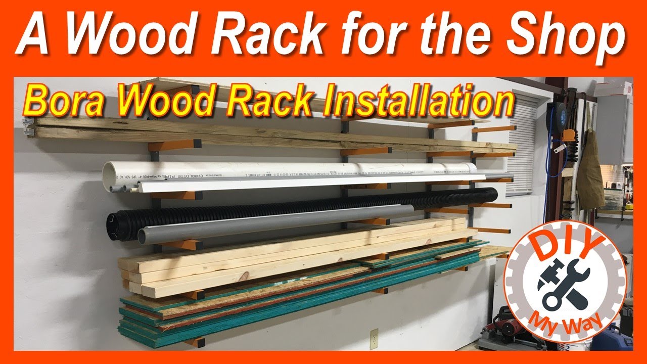 A Wood Rack for the Shop: Bora 6 Level Wood Rack Installation (#111)