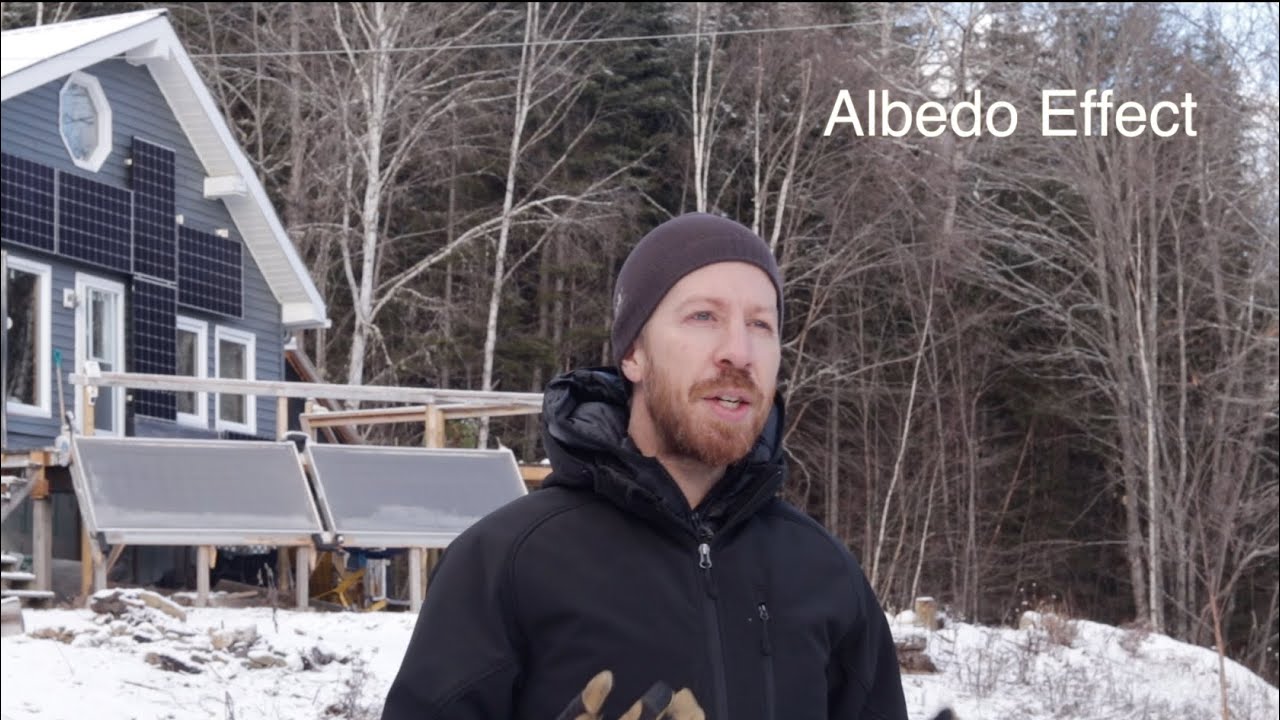 Solar Life 12 Panels in Winter and the Albedo Effect