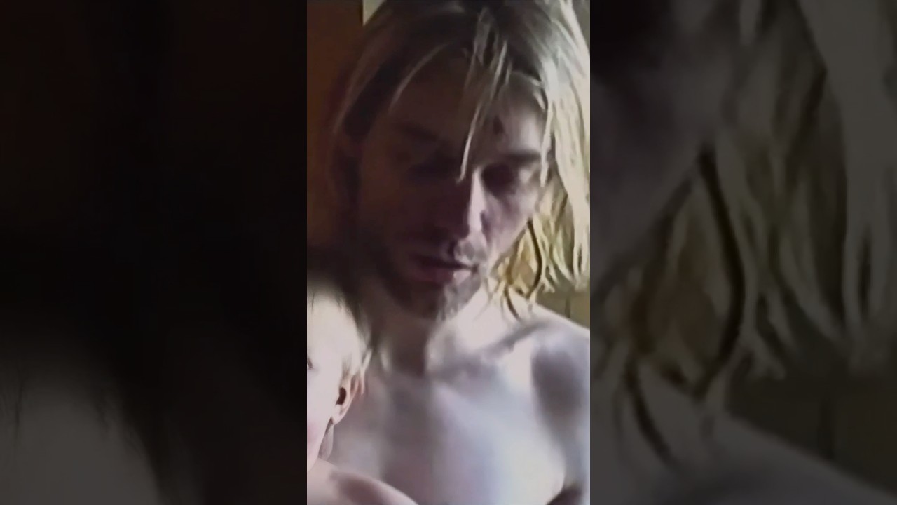 KURT COBAIN accompanying his daughter to her first haircut 🥺❤️🕊️ 