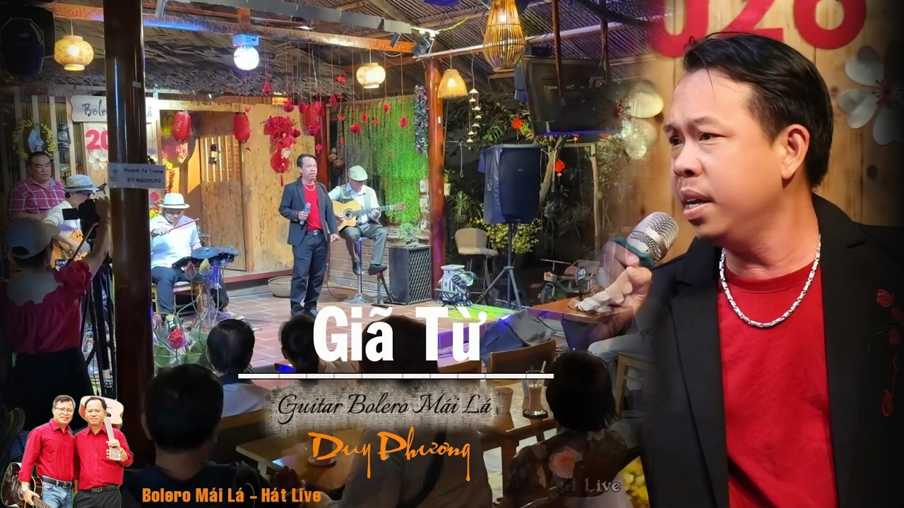 Giã Từ | Tg Tô Thanh Tùng | Duy Phương hát live giao lưu Bolero Mái Lá